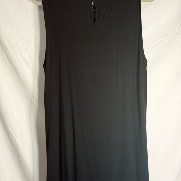 Torrid LBD Dress Black Knit/lace Inlays Sz 3 - Picture 5 of 6